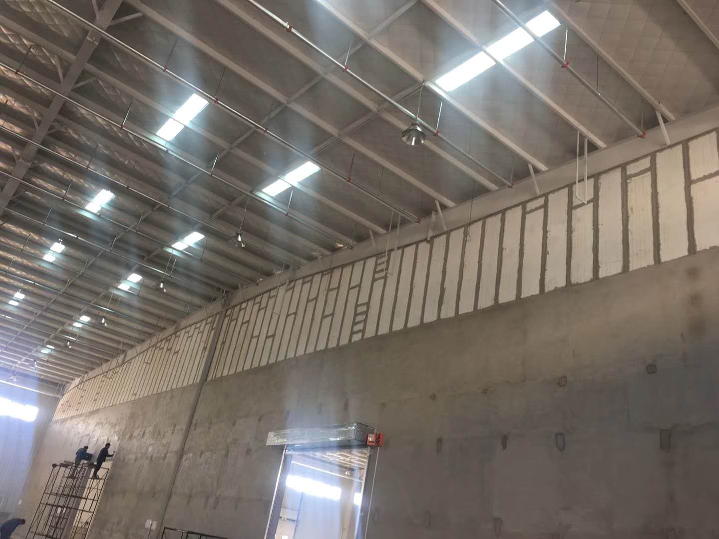 輕質(zhì)隔墻板施工現(xiàn)場